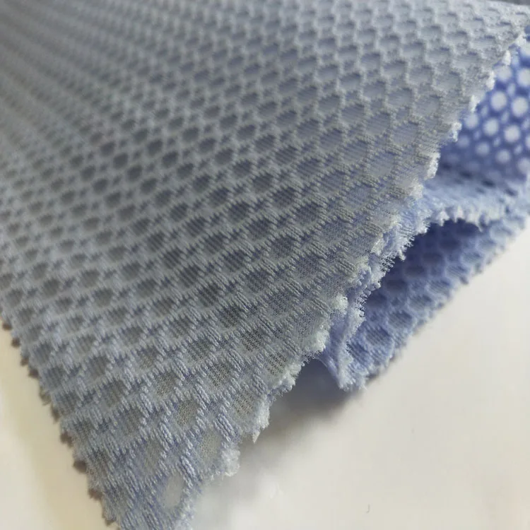 Polyester Knit 3D Mesh Breathable Mesh Fabric Custom Design 100%micro 100% Polyester Car Upholstery Fabric Oem YARN DYED 1000kg