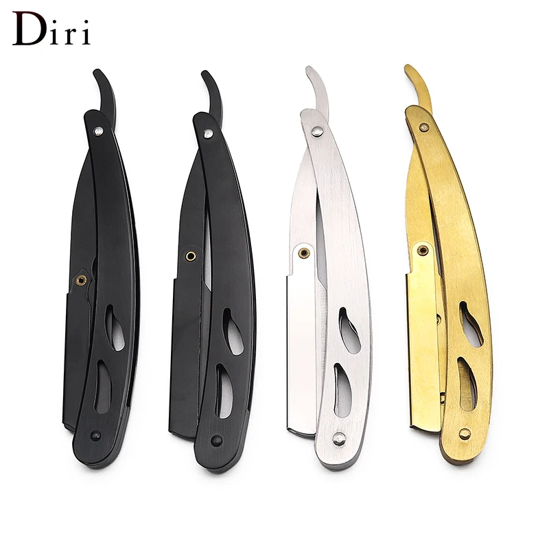 High-Quality Stainless Steel Straight Razor Metal straight razor quality shaving tool stylish design