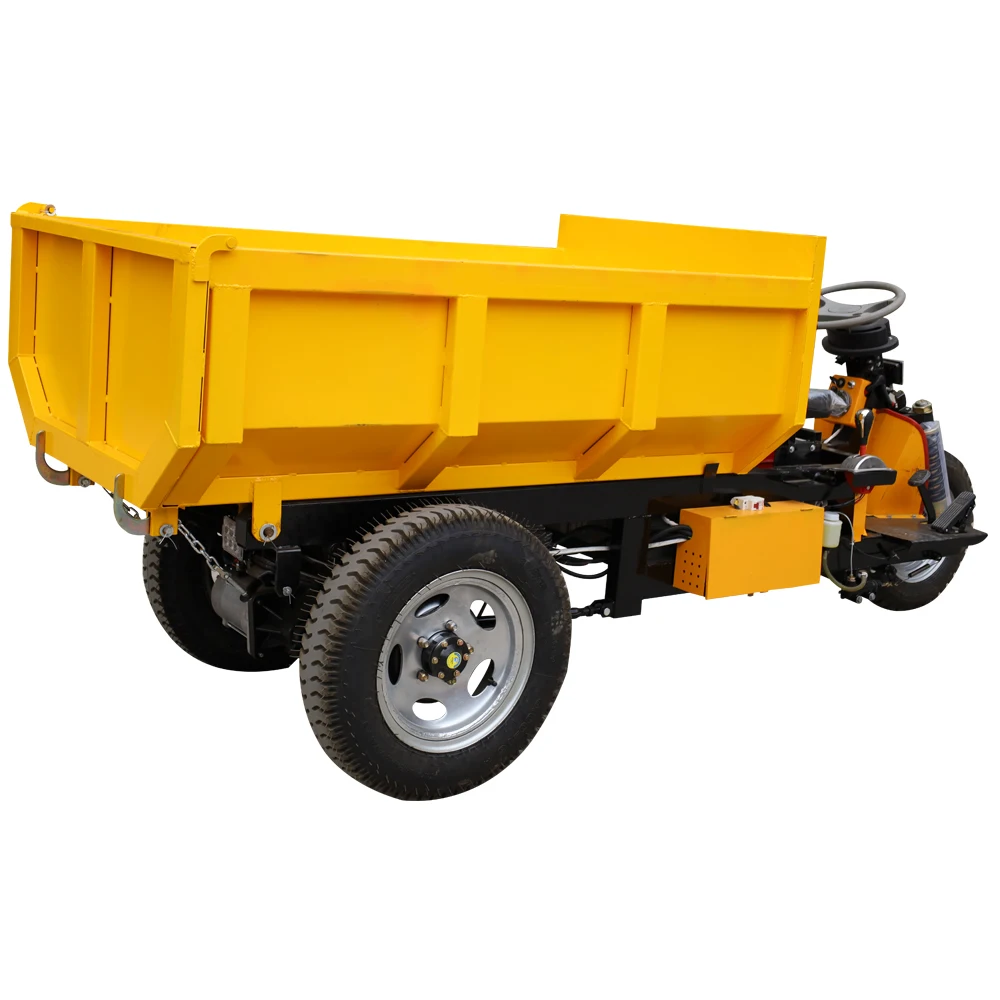 LK270AC  electric hydraulic lifting 2.5T cargo motor  tricycle mini wheel dumper mobile cargo truck for sale