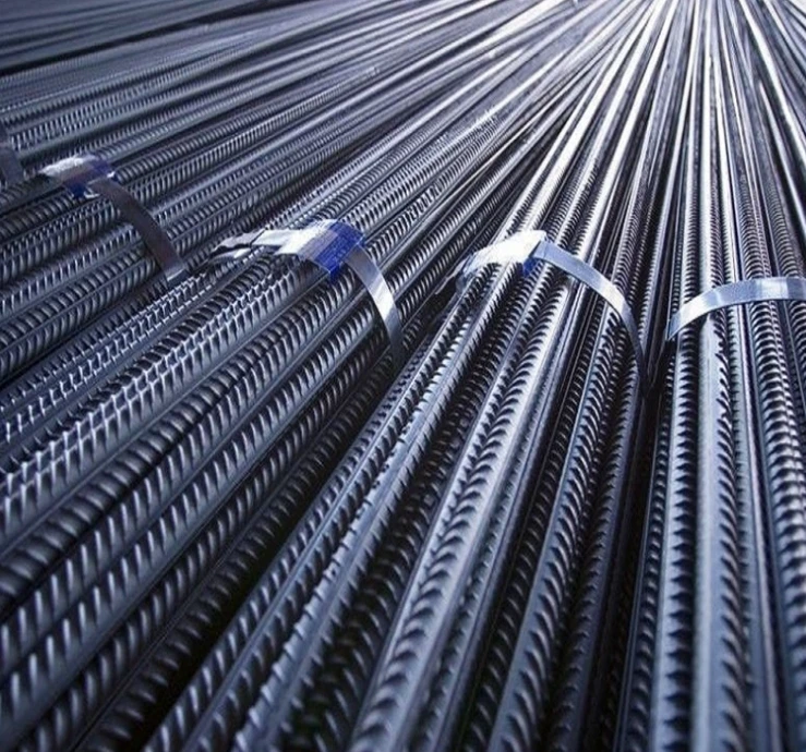 BS4449 Standard B500B Deformed Round Steel Bars with 8mm Sizes 6 - 12m length rebar for reinforcing concrete iron