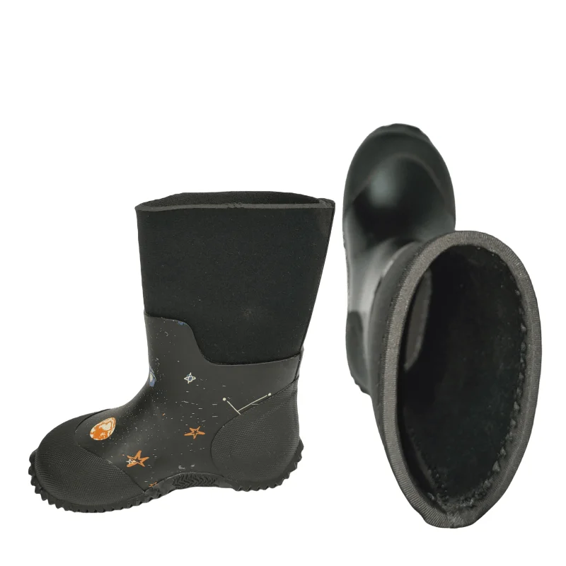 2023 Kids Rain Boot Manufacturer Best Quality Outdoor Rubber Baby Wellies Rain Gum Boots for Child