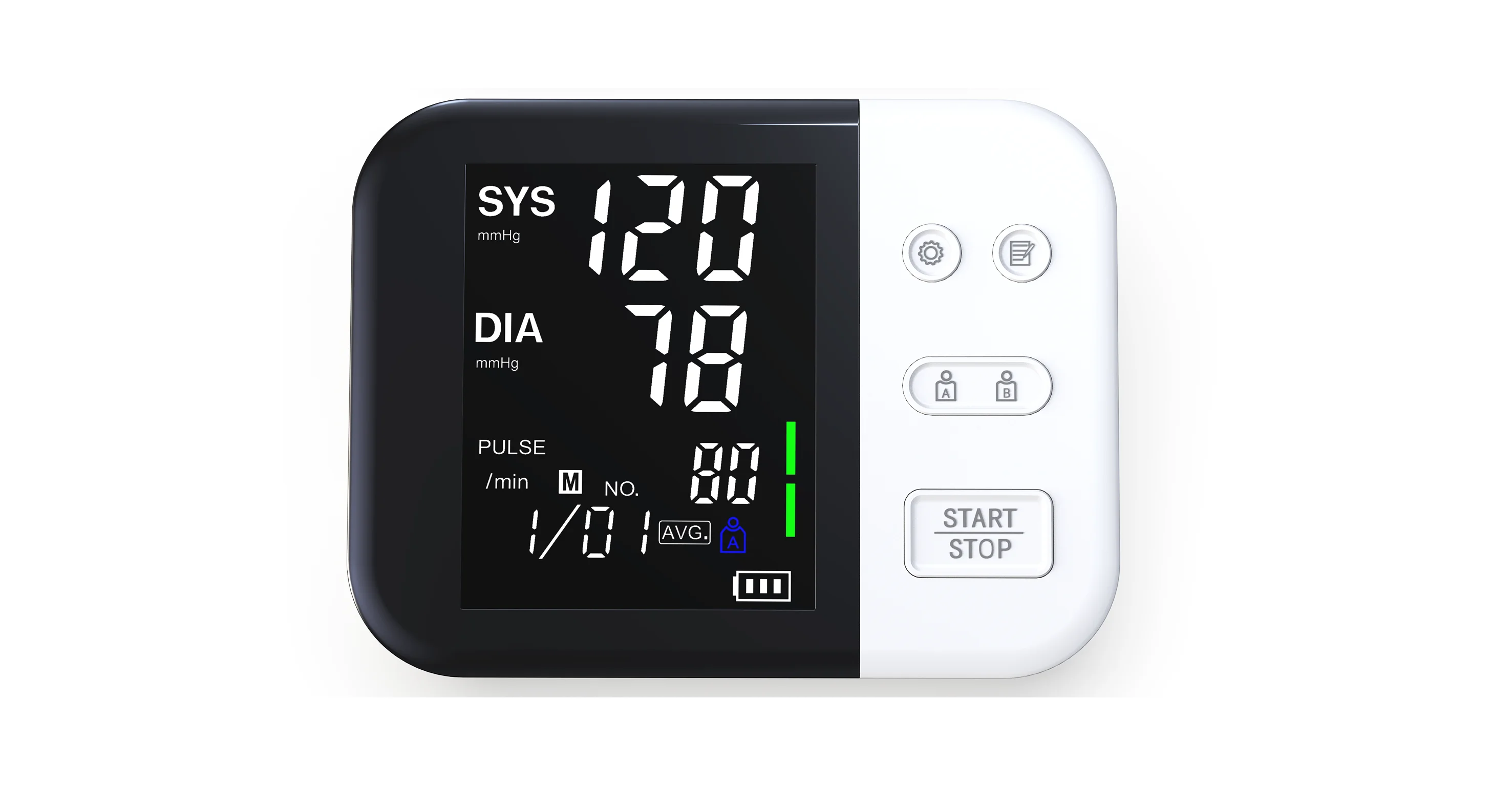 Aleshon New models 121 Black and white appearance automatic digital blood pressure monitors supplier