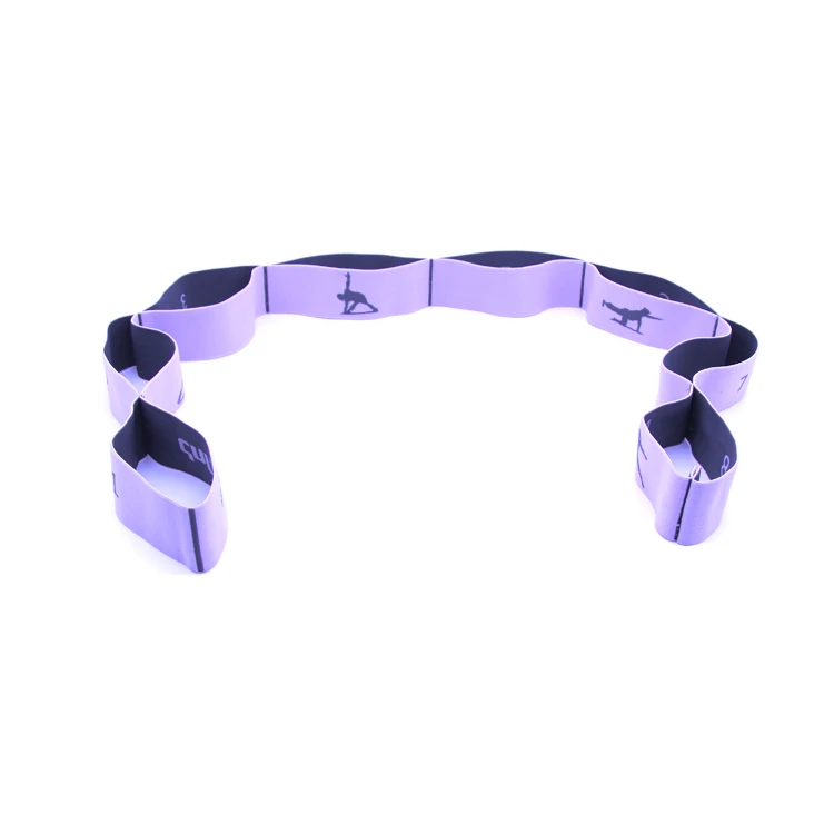 Nylon Elastic Strap with Flexible Loops Exercises Workout Yoga Pilates Stretch Resistance band Strap Belt elastic stretch belts