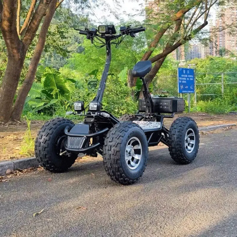 Electric 10kw Drive Winch 72v 6000w 5000w 4 Wheel Quad Atv  4-wheel Scooter Kit for Adult