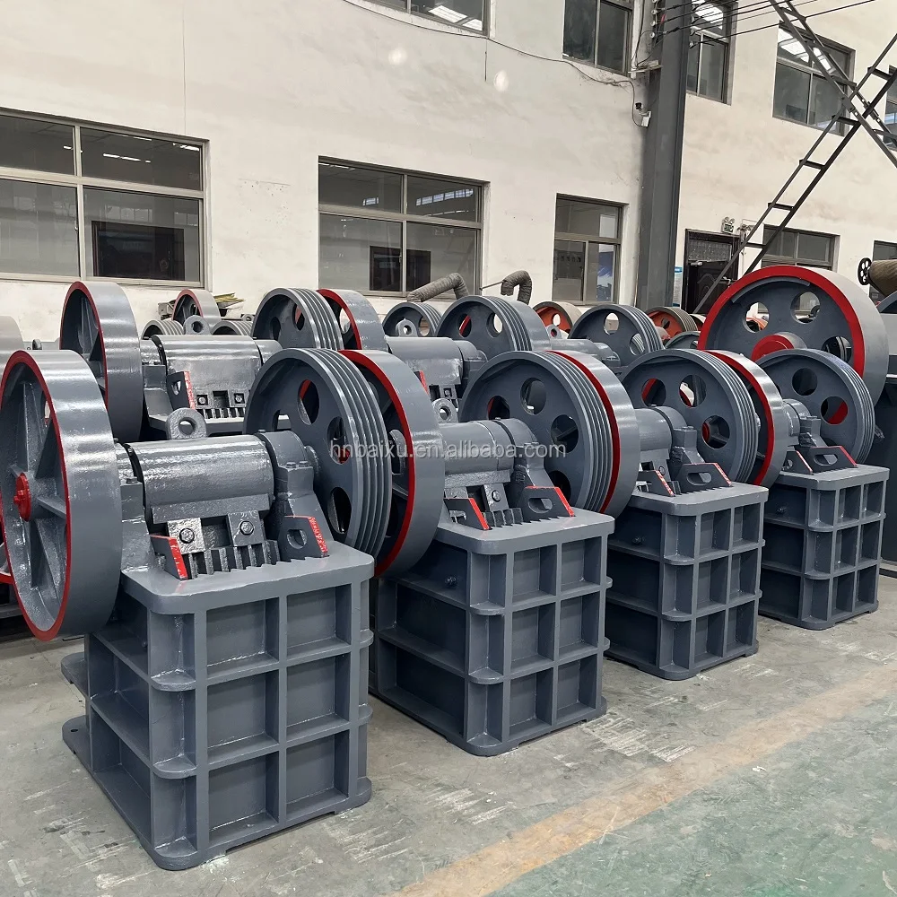 good quality 5-8 t/h gold ore crushing pe200x300 stone jaw crusher machine with conveyor belt