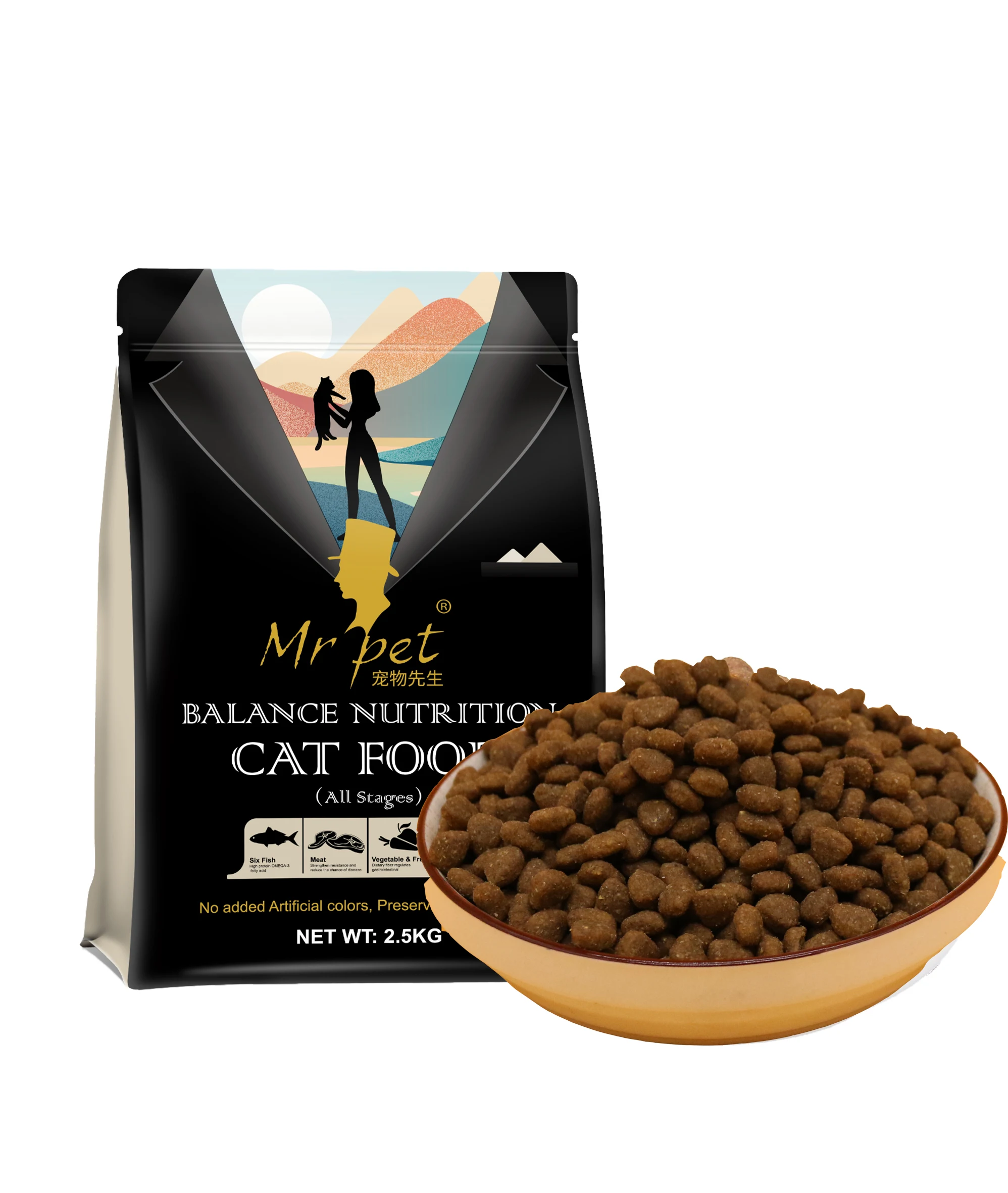 Корм для кошек, 2,5 кг, 20 кг