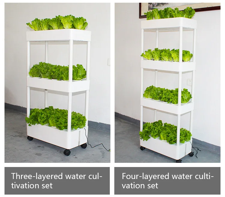 vegetable growing hydroponic system for kitchen smart planter control with APP