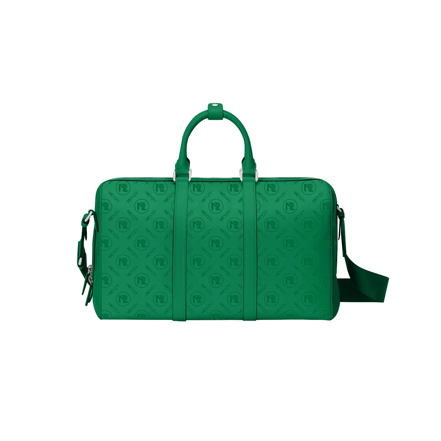 Latest Design Fashion Ladies Custom Embossed Leather Duffle Bags For Travel