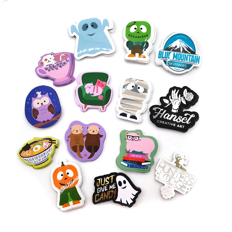 Promotional Gifts Custom Vinyl Sticker Logo Laptop Sticker Printing Die Cut Cute Anime Stickers