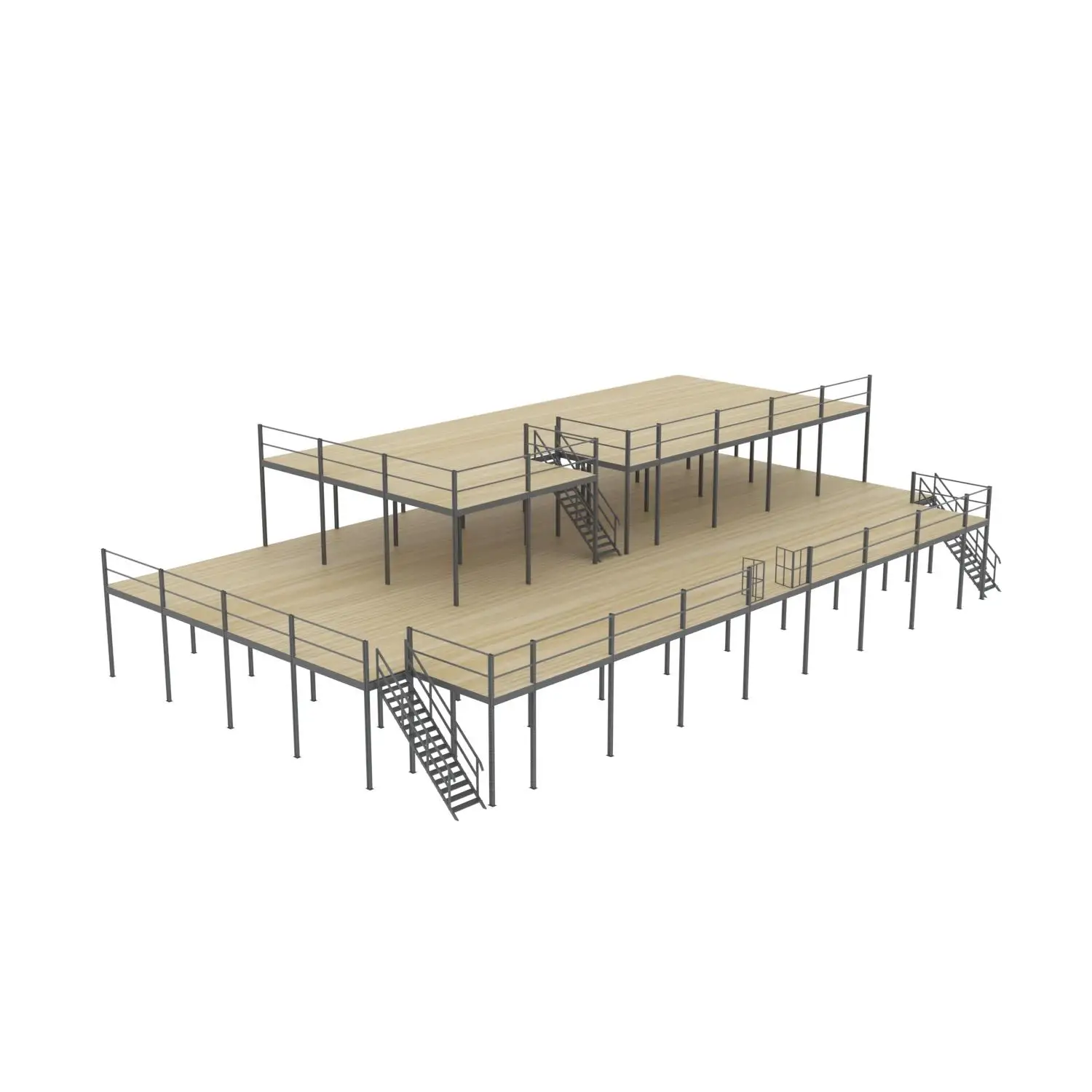 Multifunction aluminium storage rack / warehouse cantilever racking system for steel building material