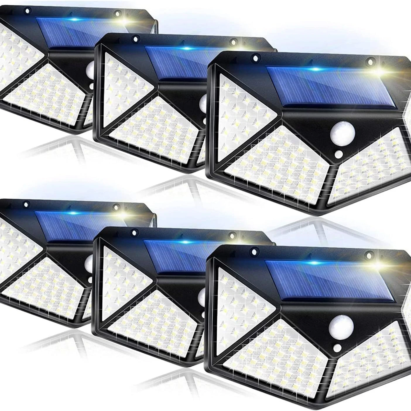 LED Solar Motion Sensor Light 3 Mode Human Sensor Solar Wall Lamp IP65 Waterproof Outdoor Garden Light