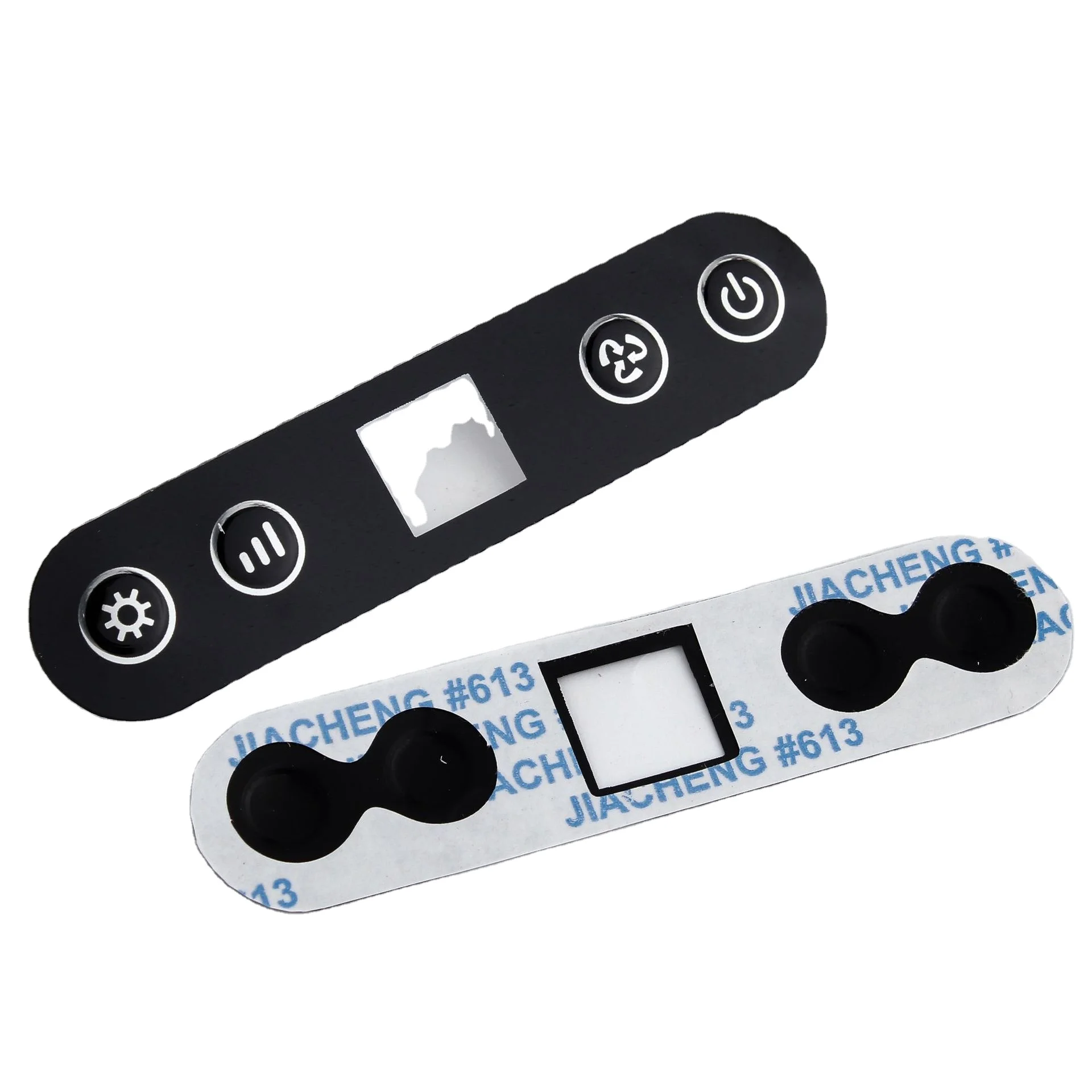 Customized switch control surface home appliance screen printing PC membrane switch pvc button panel sticker