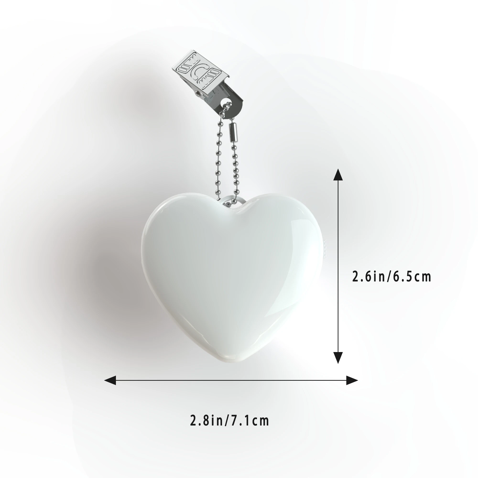 USB Rechargeable Heart Shape Operated Bag Light Handbag Light Touch Sensor Purse Led Light