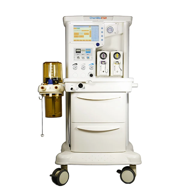 Chenwei patient monitor with printer ICU & Emergency Anesthesia Machine With Electronic Display Flowmeter