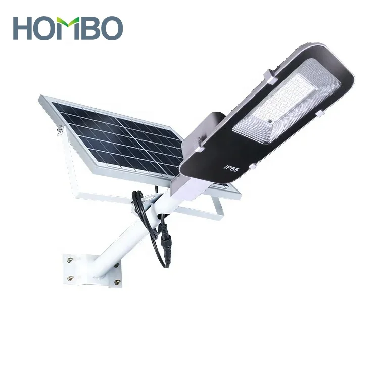 HOMBO Energy Saving Time Control 100w 200w 300w 600w 1000w Split Solar LED Street Lamp
