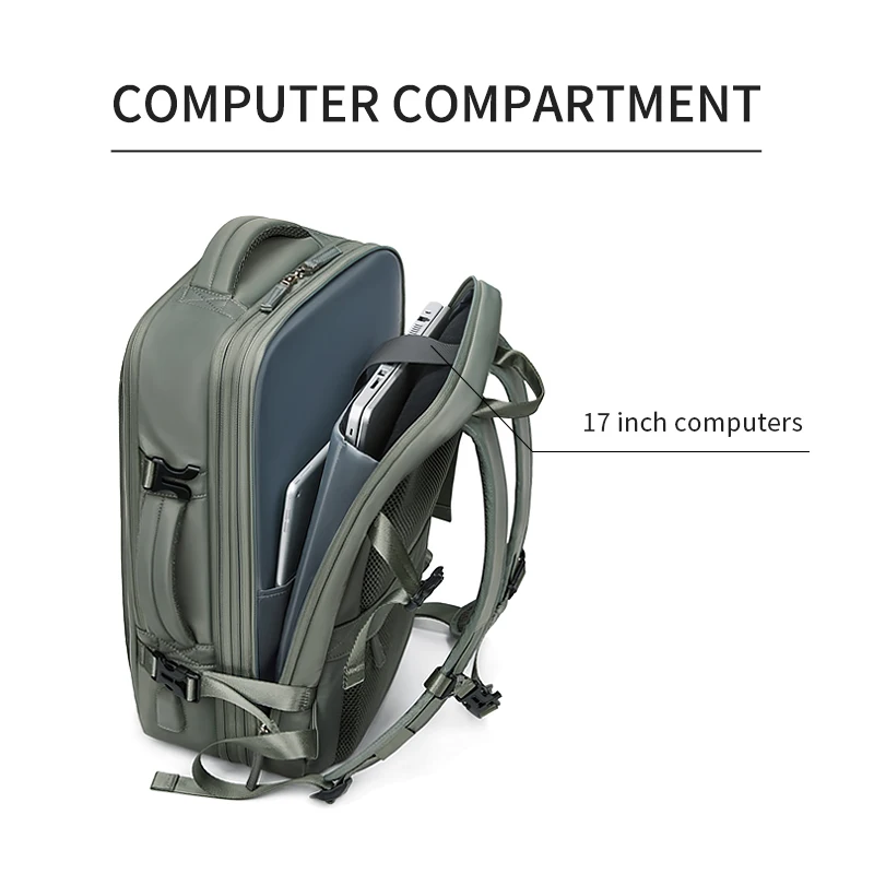 Customized Logo Fashion Waterproof Oxford 13inch Backpack Laptop for Man School Bag with USB Charging Port