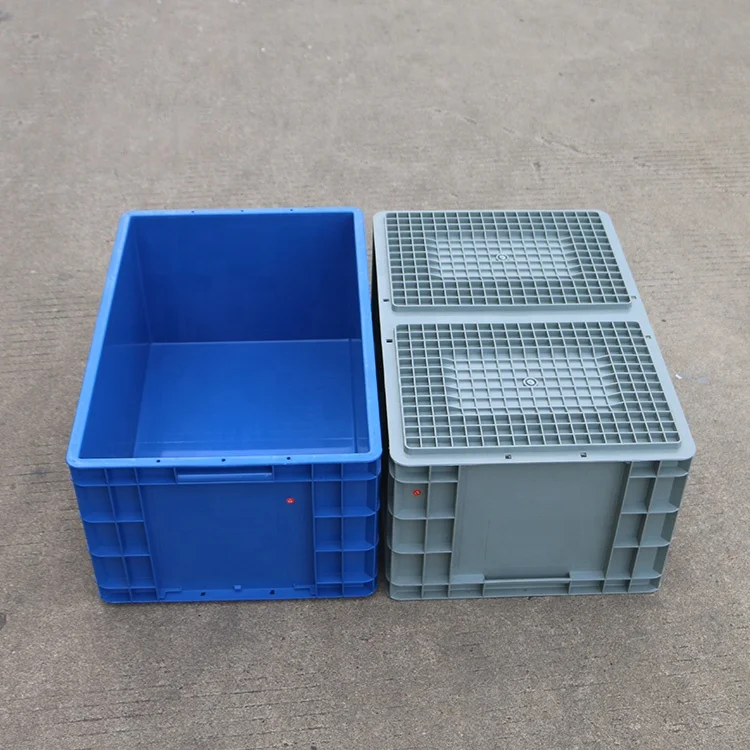 Custom Color & Logo 600*400mm Auto Industry EURO Standard Logistics Box Plastic Container