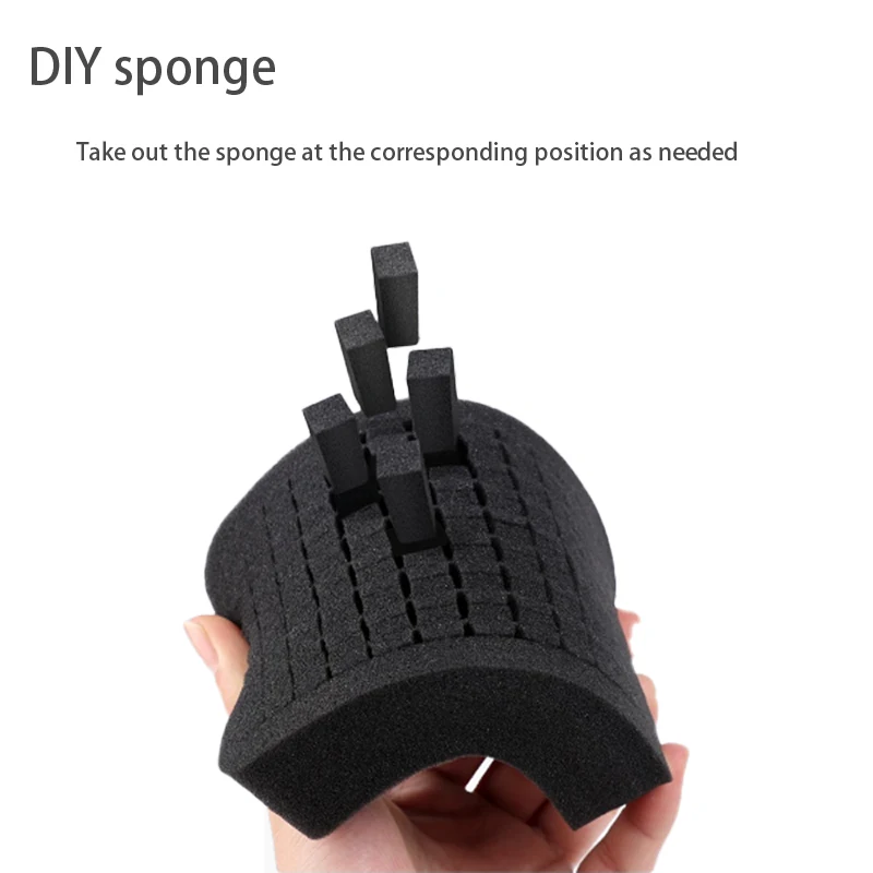 New DIY Sponge Grid Digital Storage Bag Mobile Hard Disk Sorting Bag Power Mouse Camera EVA Hard Case Customization