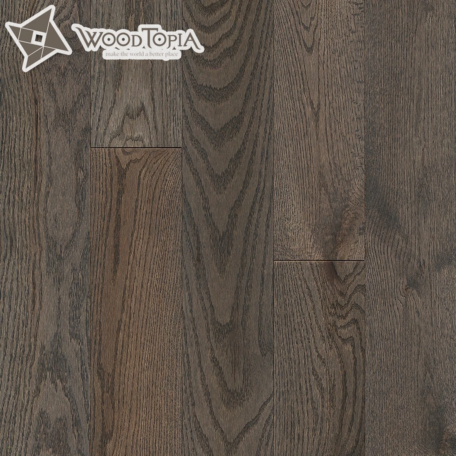 Engineered Hardwood Flooring Red Oak Flooring With ECO-Friendly Natural Colors