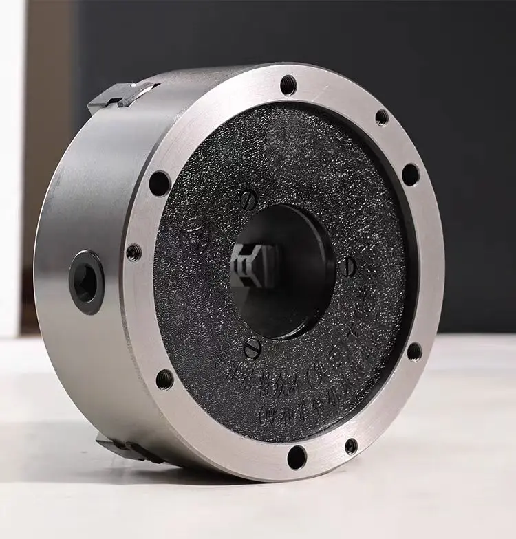 Lathe high precision oil pressure hydraulic chuck three-jaw hollow 6 inch 8 inch 10 inch 12 inch