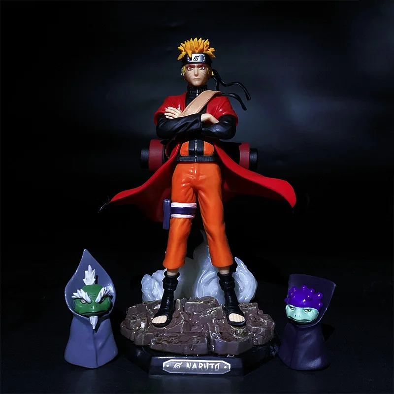 Coustmized Uzumaki Sage Action Anime Figures PVC Toys Shippuden Collector Figurine Uchiha Sasuke Brinquedos Model Doll Figma