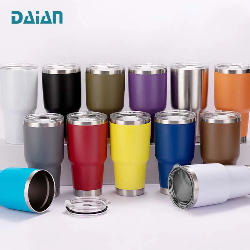 Customized 20 oz 30 oz tumblers stainless steel vacuum insulated tumbler cups in bulk vacuum insulated stainless steel tumbler