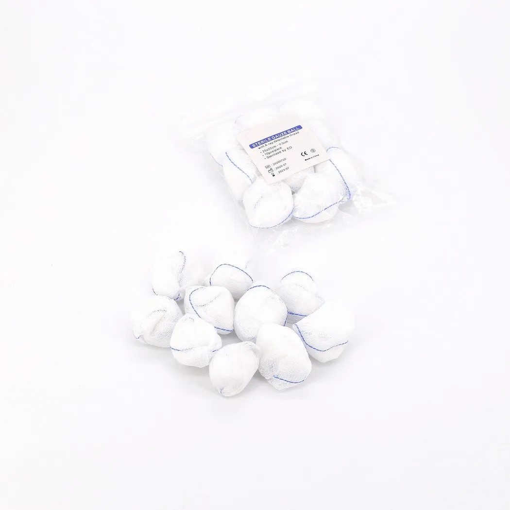 Medmount Medical Disposable Sterile/Nonsterile Absorbent Gauze Ball with/without X-Ray Detectable