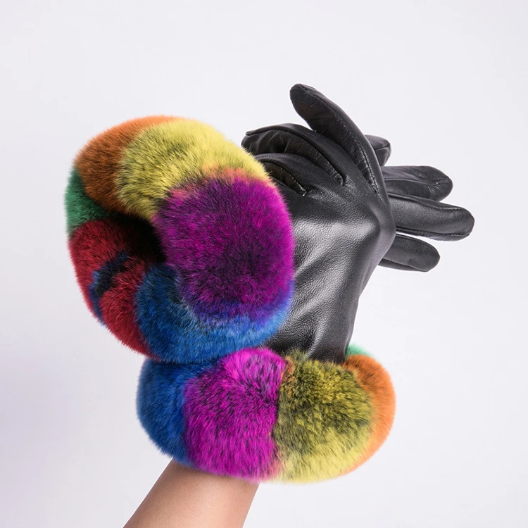 
Cold-resistant And Warm Women Winter Sheepskin Hand Gloves 