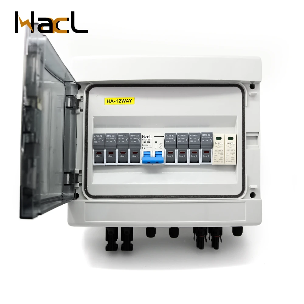 Wholesale 500V/1000V Pv Combiner Box with 4 String