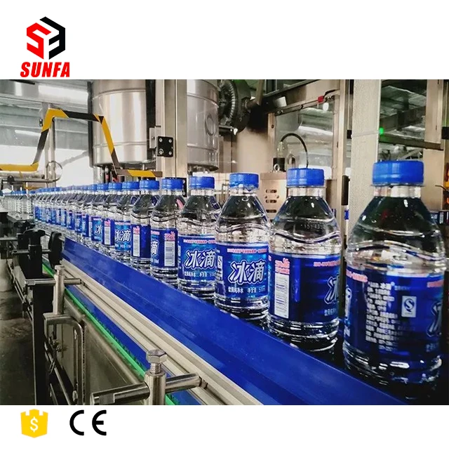 Automatic Rotary 5000BPH Water Filling Machine For 200 - 2000 ML Bottles From Chinese Factory