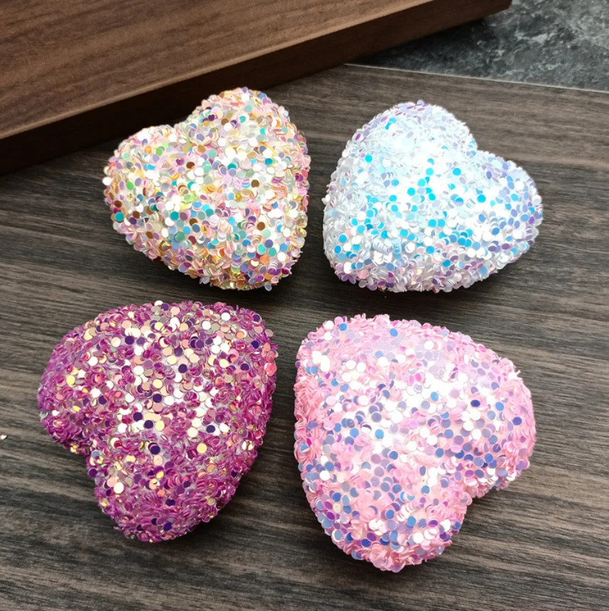 New cake decoration ball baking plug-in cake topper ins style wind ball new glitter foam ball insert card