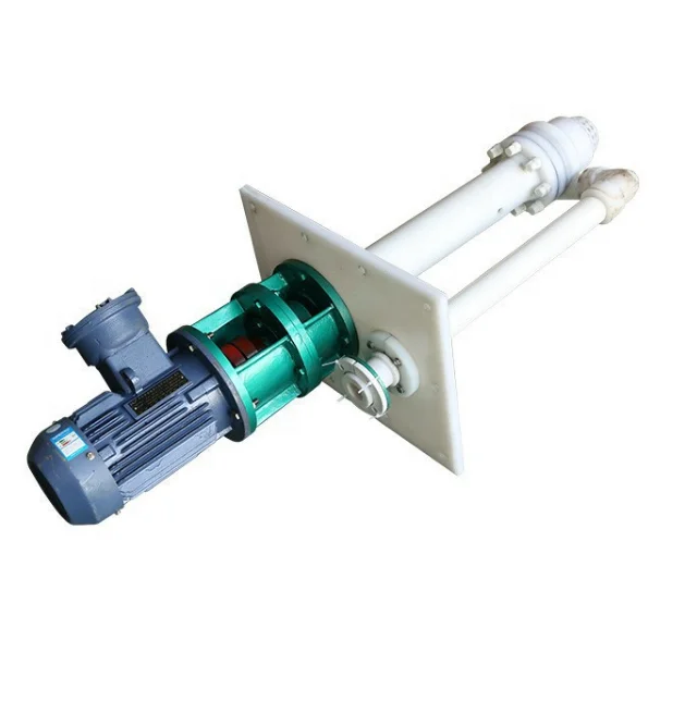 Single suction long shaft submerged pump Water pump for transporting waste acid, waste alkali and waste water