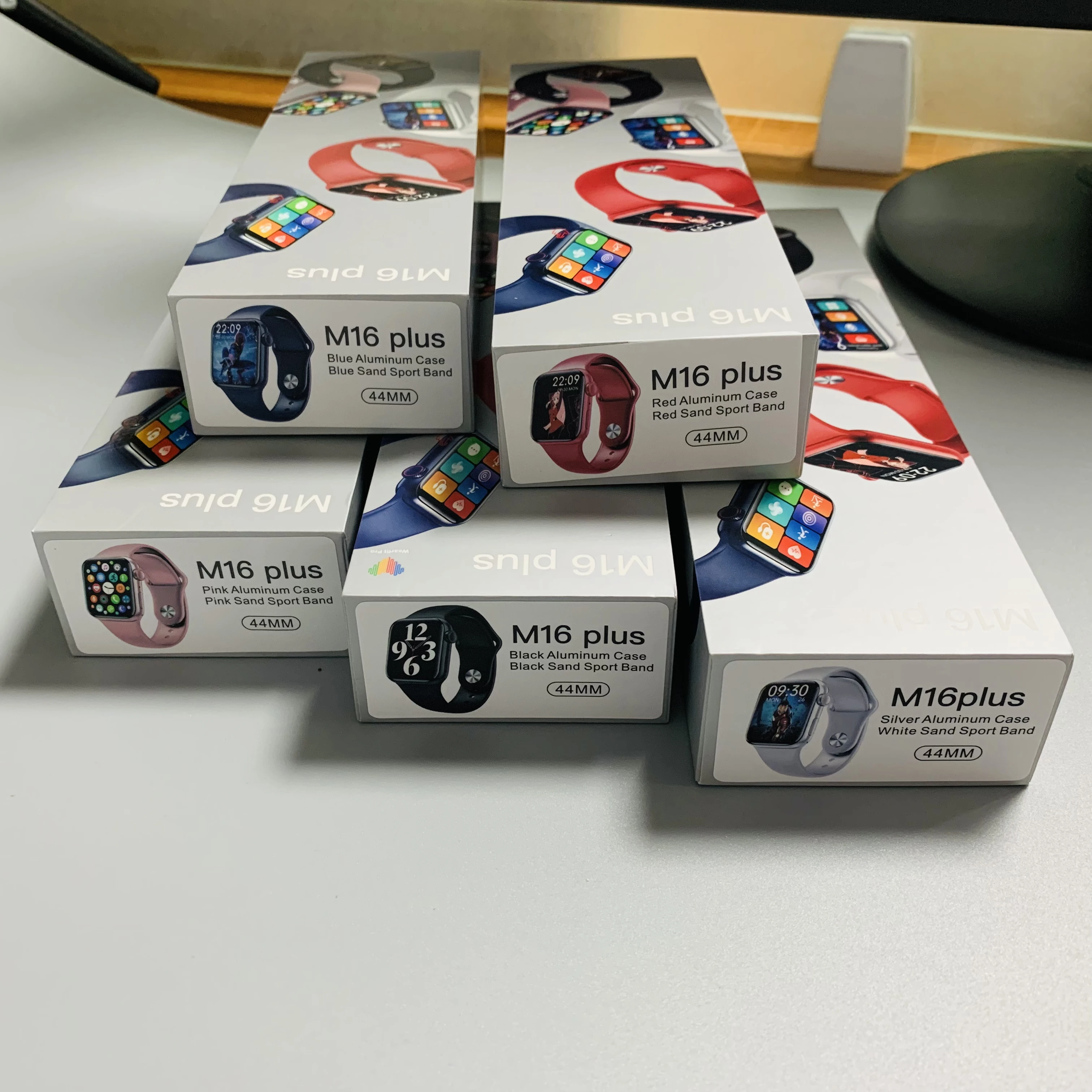 2021New Smartwatch M16plus 1.75 Inch Full Touch Screen Reloj Intelligent Call Watch Series 5 6 Men Women Smart Watch M16 plus