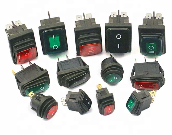 Rocker Button Switch 3 position DPDT on off or on off on for electric control