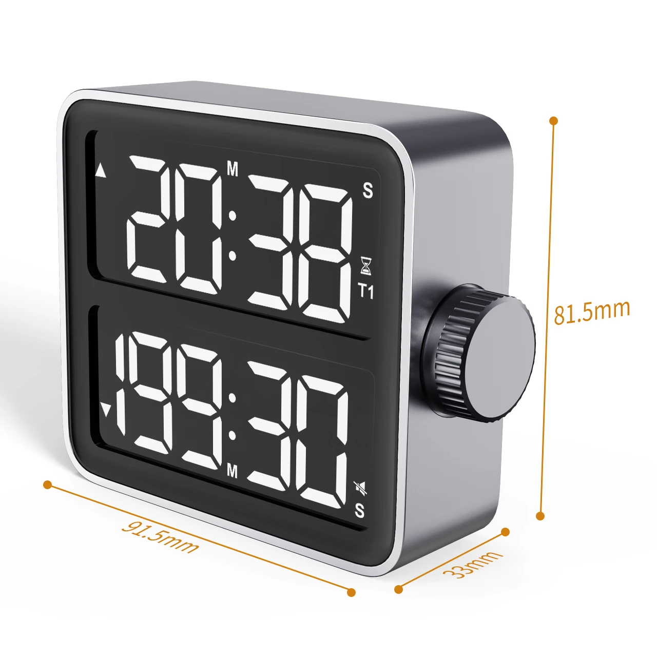 Digital Kitchen Timer Dual Countdown Timer programmable home and kitchen digital timer
