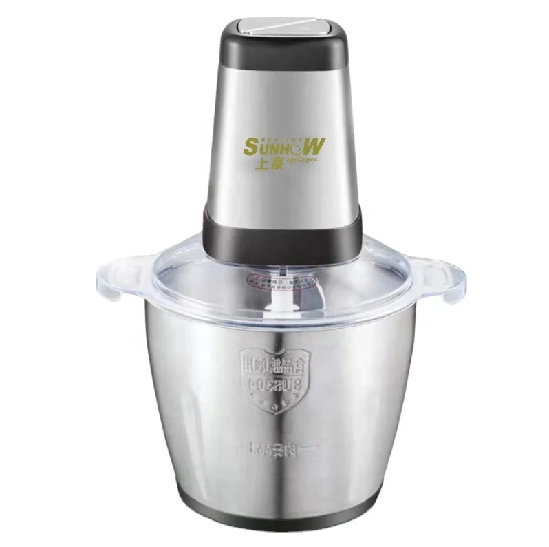 Food Chopper 3 liter Vegetable Chopper Meat Grinder Food Processor  Factory Supply Amazon Hot Selling