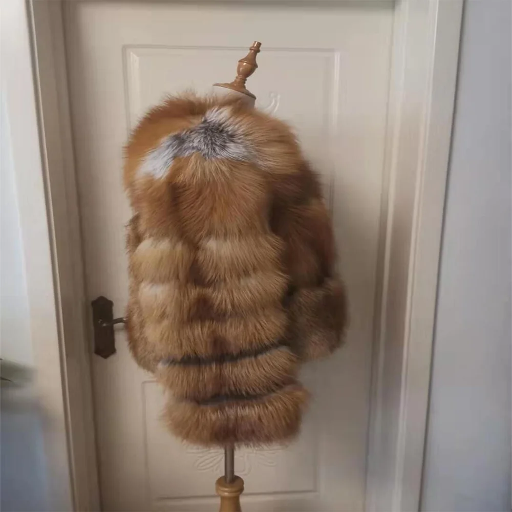 2019 Wholesale real fox fur coat soft real fox fur jacket