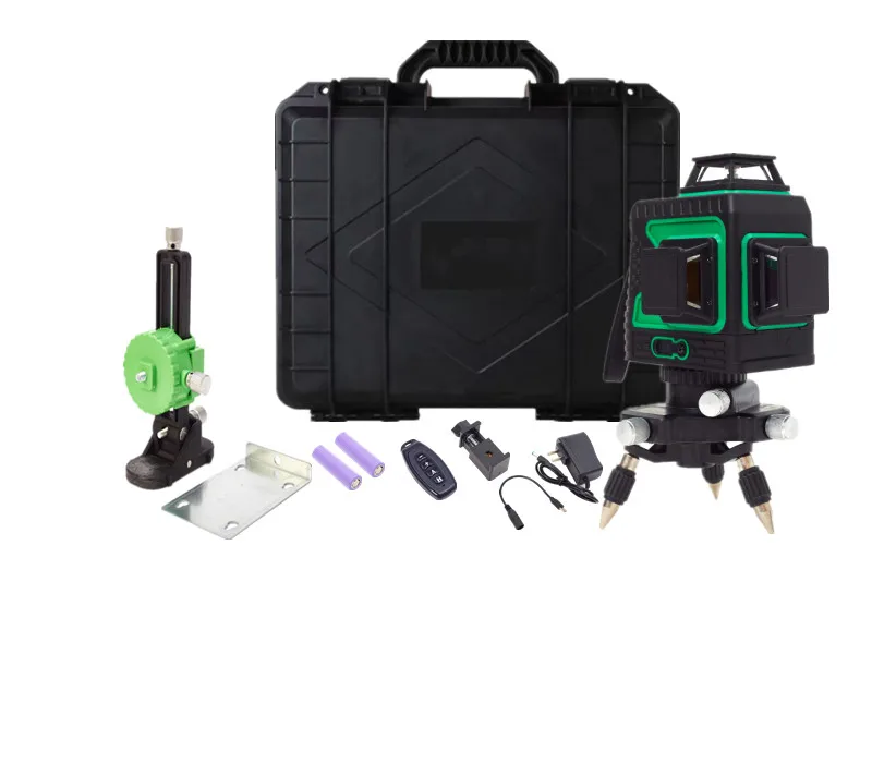 12 lines 3D multi lines rotari automatic laser floor self leveling green cross bean 360 laser level