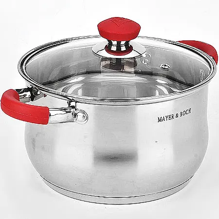 First Horse Stainless Steel Saladmaster Cookware set with thermometer