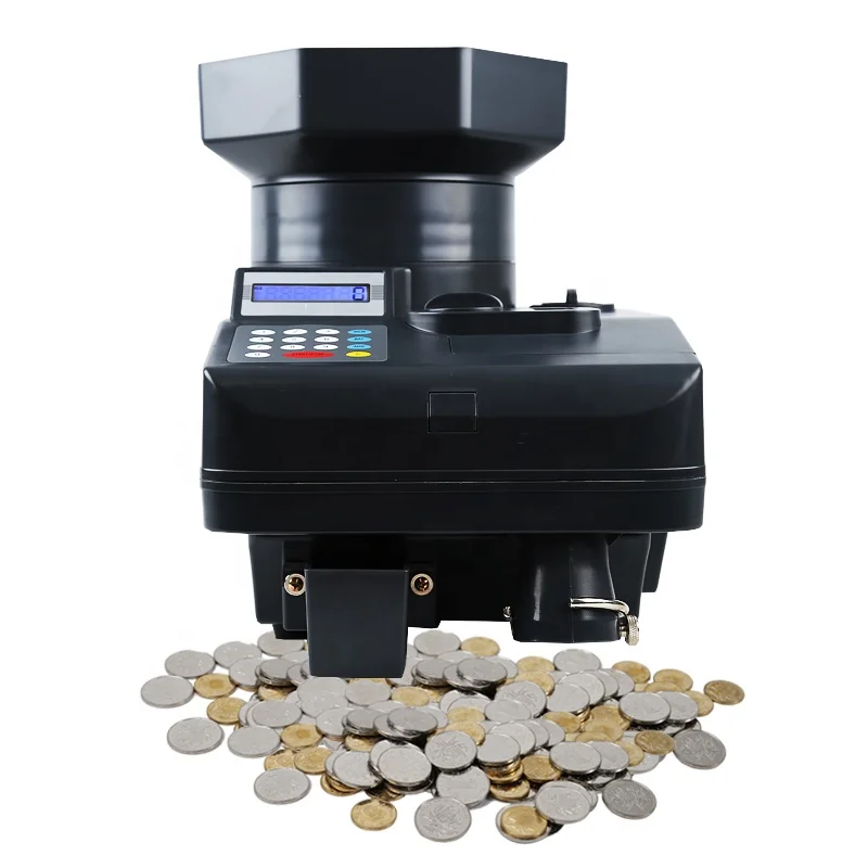 CS-8500-3 простая в использовании машина для подсчета и сортировки монет высокоскоростное устройство счетчика долларовых с несколькими валютами