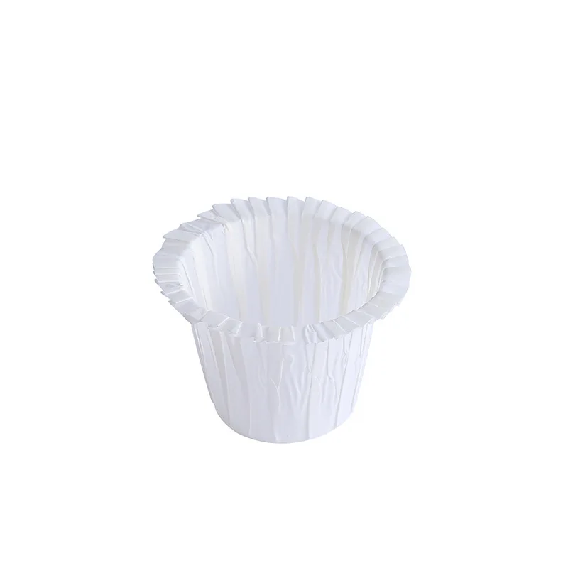 High temperature baking oil proof muffin cake muffin roll rimmed straw hat cup flanged paper cup Top hat cup