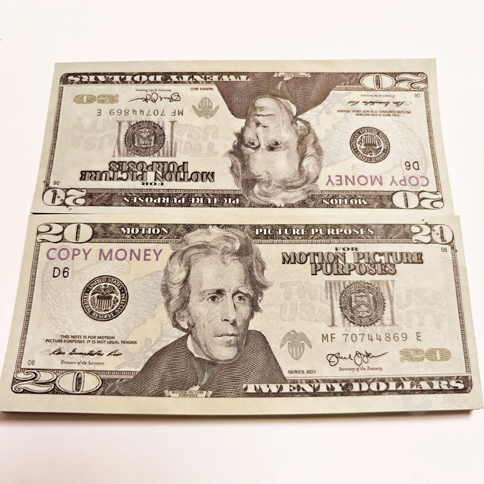 Оптовая продажа фильмы игровые нарядные Новинки на заказ реалистичные реквизиты деньги предка 20 долларов игрушки