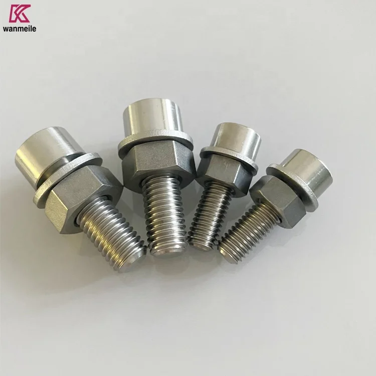 Gr2 Titanium bolt/nut/washer set Titanium bolts for Auto