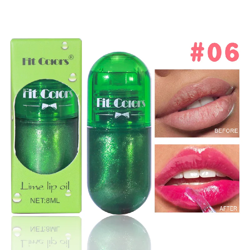 6 Color Lip-Dyeing Liquid Oil Lipstick Lip-Biting Liquid Lip Glaze Moisturizing Long-Lasting Waterproof No Blooming