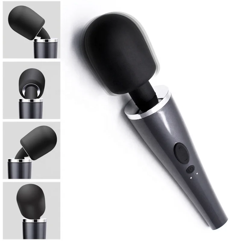 Powerful Massager with 10 Vibration Modes, Whisper Quiet, Waterproof, Handheld, Cordless for Neck Shoulder Back Body Massager