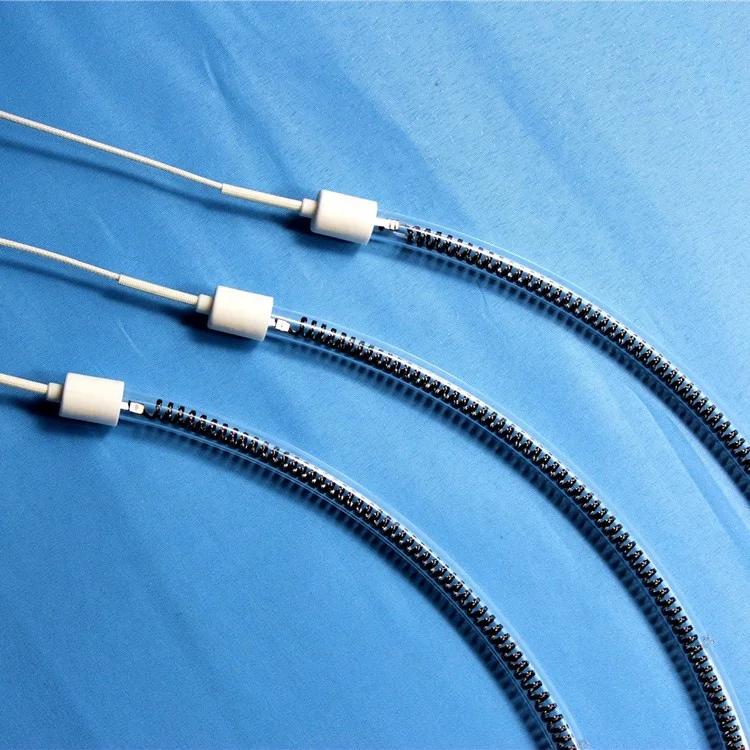 Дугообразная инфракрасная кварцевая нагревательная трубка из углеродного волокна для лампы домашнего обогревателя