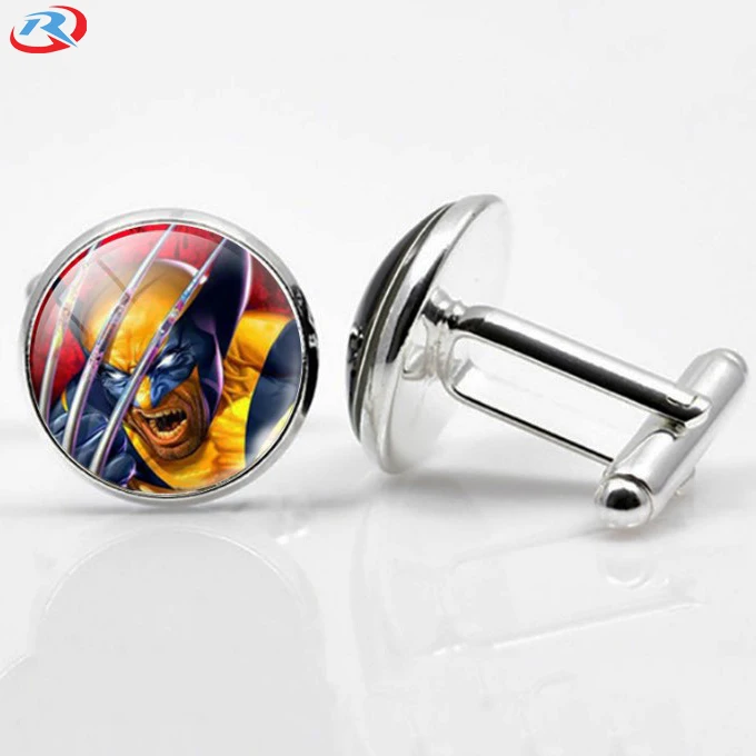 Оптовая продажа металлических драгоценных камней стеклянных запонок/запонок