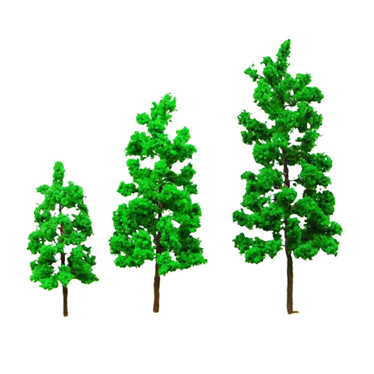 Shibaiqian Mini Simulation Model Wire Tower Tree Sand Table Building Handmade Finished DIY Landscape Materi