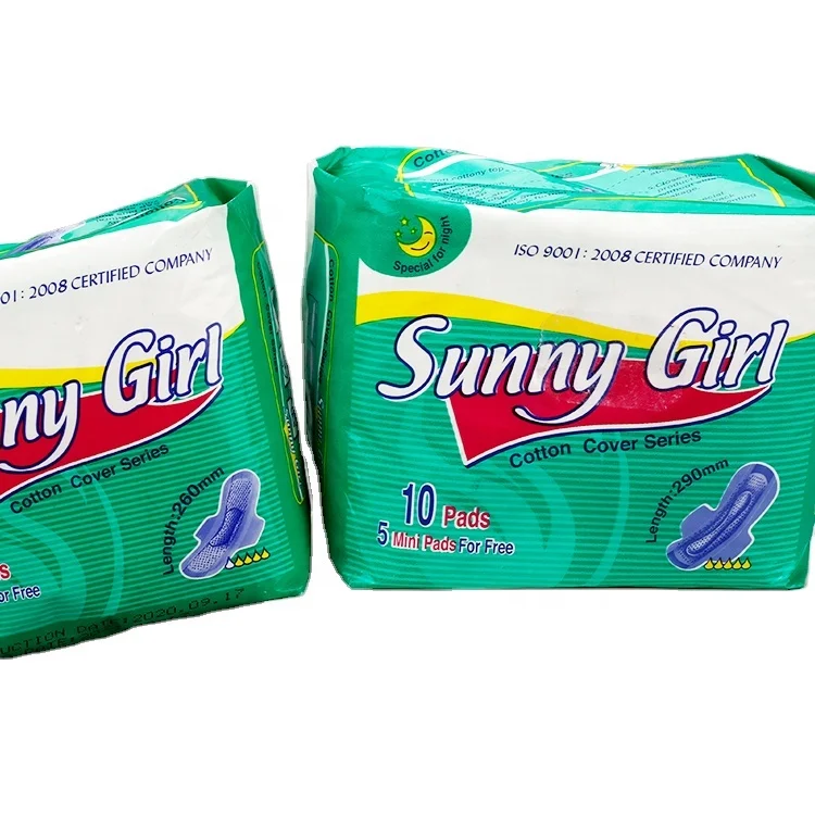 Private Label Premium Anion Chip Women Lady Super Absorbency Natural Period Pads Sanitary Napkin