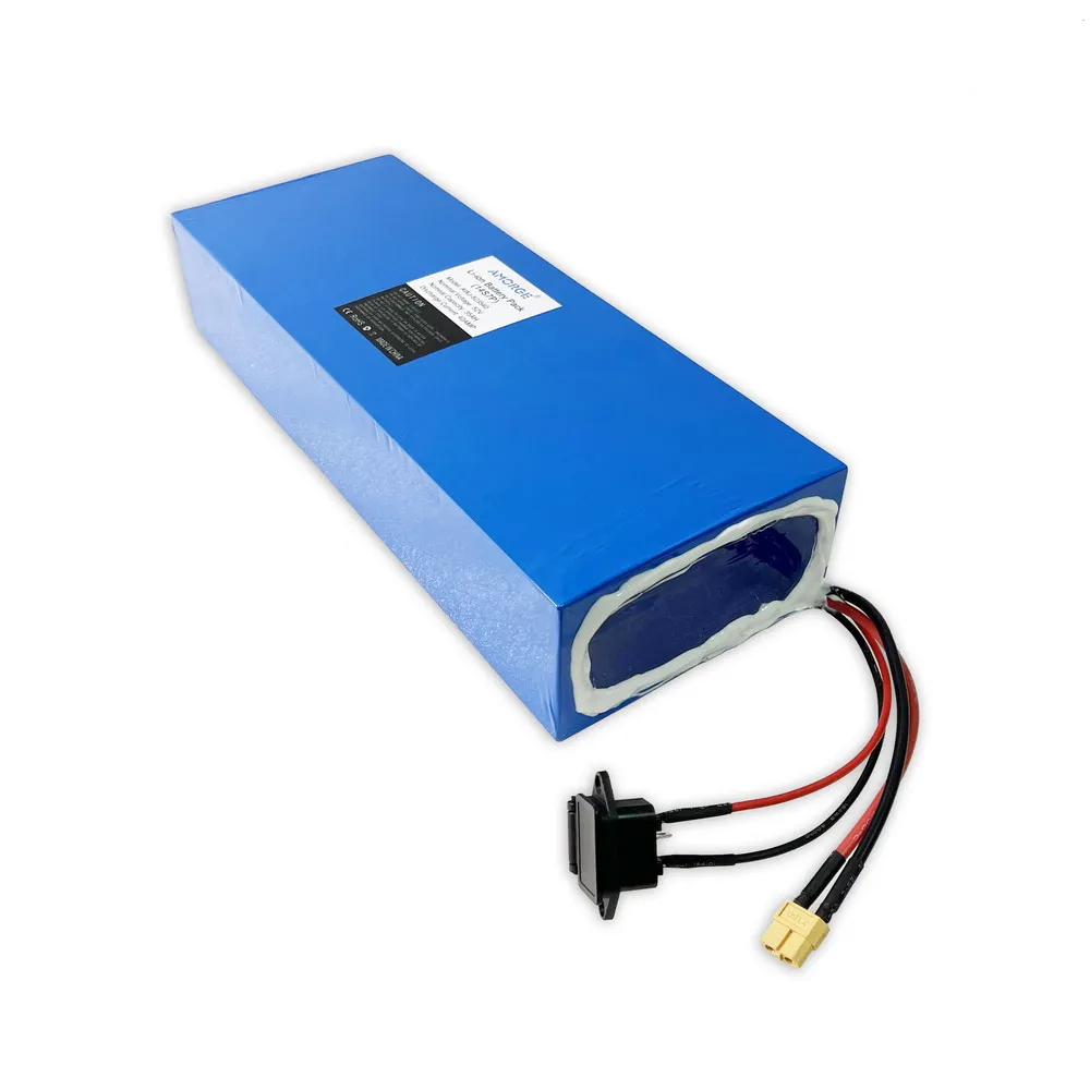 DIY перезаряжаемая литиевая батарея 52v 35ah 14S7P 40AMP Подгонянный аккумулятор
